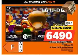 Power LG 4K Smart TV erbjuda
