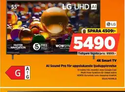 Power LG 4K Smart TV erbjuda