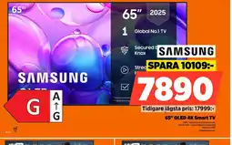 Power SAMSUNG 65" QLED 4K Smart TV erbjuda