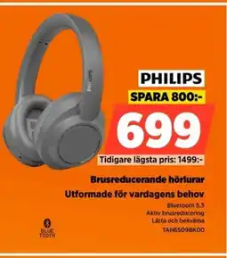 Power PHILIPS Brusreducerande hörlurar erbjuda