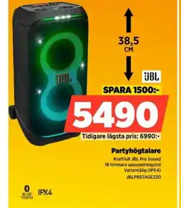 Power JBL Partyhögtalare erbjuda