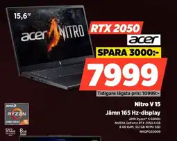 Power ACER Nitro V 15 erbjuda