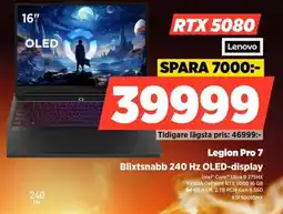 Power LENOVO Legion Pro 7 erbjuda