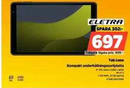 Power ELETRA Tab Luna erbjuda