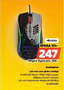 Power GLORIOUS Gamingmus erbjuda