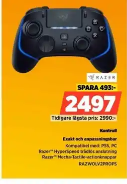 Power RAZER Kontroll erbjuda