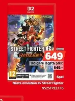 Power NINTENDO Nästa evolution av Street Fighter erbjuda