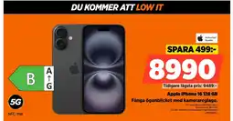 Power Apple iPhone 16 128 GB erbjuda