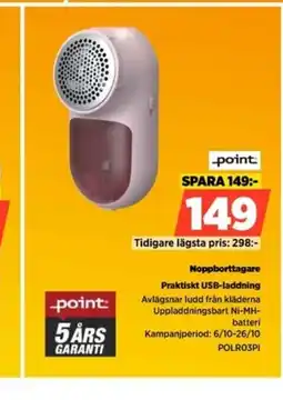 Power POINT Noppborttagare erbjuda