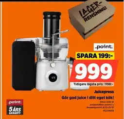 Power POINT Juicepress erbjuda