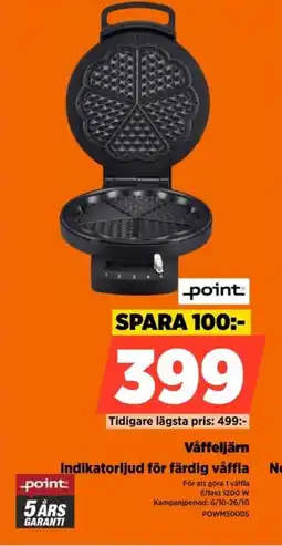 Power POINT Våffeljärn erbjuda