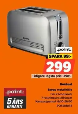 Power POINT Brödrost erbjuda