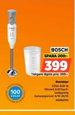 Power BOSCH Stavmixer erbjuda