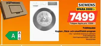 Power SIEMENS Tvättmaskin erbjuda