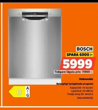 Power BOSCH Diskmaskin erbjuda
