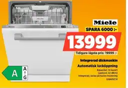 Power MIELE IntegIntegrerad diskmaskin erbjuda