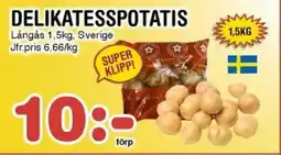 Nya Pulsen Delikatesspotatis erbjuda