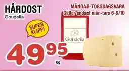 Nya Pulsen Hårdost Goudella erbjuda