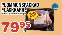 Nya Pulsen Plommonspäckad fläskkarré erbjuda