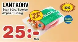 Nya Pulsen SCAN Lantkorv erbjuda