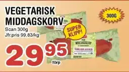 Nya Pulsen SCAN Vegetarisk middagskorv erbjuda
