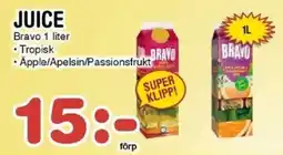 Nya Pulsen BRAVO Juice erbjuda