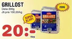 Nya Pulsen DELIA Grillost erbjuda