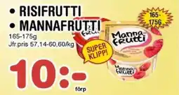 Nya Pulsen Risifrutti • Mannafrutti erbjuda