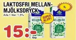 Nya Pulsen ARLA Laktosfri mellan- mjölksdryck erbjuda