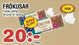 Nya Pulsen FAZER Frökusar erbjuda