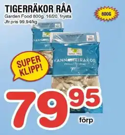 Nya Pulsen Tigerräkor råa erbjuda