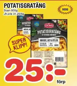 Nya Pulsen SCAN Potatisgratäng erbjuda