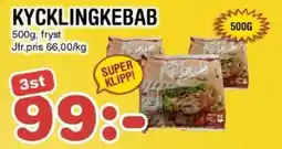 Nya Pulsen Kycklingkebab erbjuda