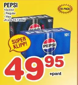 Nya Pulsen PEPSI erbjuda