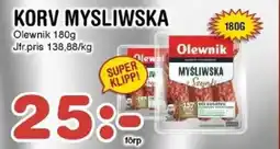 Nya Pulsen OLEWNIK Korv mysliwska erbjuda