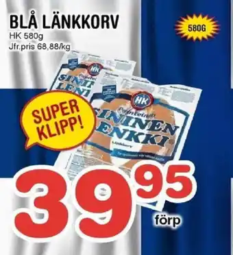 Nya Pulsen HK Blå länkkorv erbjuda