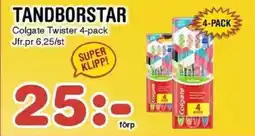 Nya Pulsen COLGATE Twister Tandkräm erbjuda