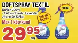 Nya Pulsen SOFTLAN Doftspray textil erbjuda