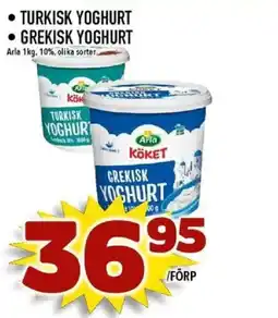 Nya Pulsen ARLA Turkisk yoghurt • grekisk yoghurt erbjuda