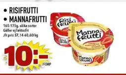 Nya Pulsen Risifrutti • Mannafrutti erbjuda