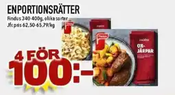 Nya Pulsen FINDUS Enportionsrätter erbjuda