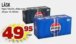 Nya Pulsen PEPSI Läsk erbjuda