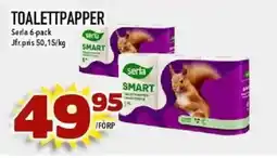 Nya Pulsen SERLA Toalettpapper erbjuda