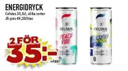 Nya Pulsen CELCIUS Energidryck erbjuda