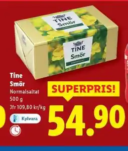 Lidl TINE Smör Normalsaltat erbjuda