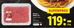 Lidl Butcher's Nötfärs 18% erbjuda