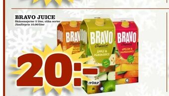 Matdax Bravo juice erbjuda