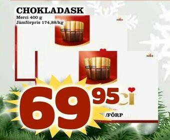 Matdax Chokladask erbjuda