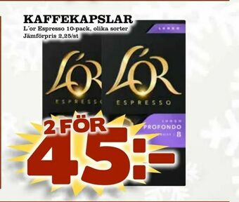 Matdax Kaffekapslar erbjuda