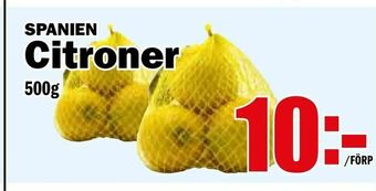 Matdax Citroner erbjuda